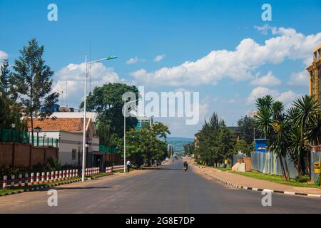 Le centre-ville de Kigali, Rwanda, Afrique du Sud Banque D'Images