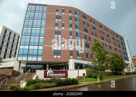 Bloomsburg, États-Unis. 19 juillet 2021. David L. Soltz Hall est vu sur le campus de l'Université Bloomsburg à Bloomsburg, Pennsylvanie, le 19 juillet 2021. (Photo de Paul Weaver/Sipa USA) crédit: SIPA USA/Alay Live News Banque D'Images