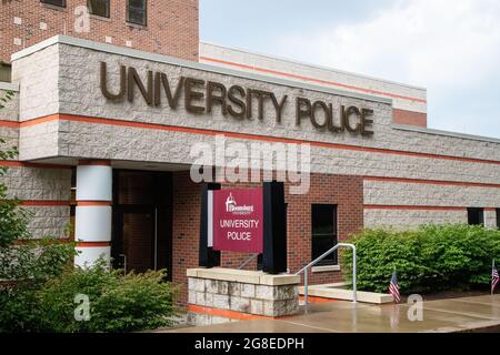 Bloomsburg, États-Unis. 19 juillet 2021. Le département de police de l'Université est vu sur le campus de l'Université Bloomsburg à Bloomsburg, Pennsylvanie, le 19 juillet 2021. (Photo de Paul Weaver/Sipa USA) crédit: SIPA USA/Alay Live News Banque D'Images