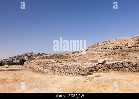 Ruines du temple Anahita, Kangavar, province de Kermanshah, Iran, Perse, Asie occidentale, Asie Banque D'Images