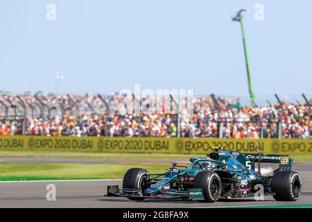 Circuit Silverstone,18 juillet 2021 Sebastian Vettel (GER), Aston Martin AMR21 lors de la COURSE DE FORMULE 1 PIRELLI BRITISH GRAND PRIX à Silverstone, Royaume-Uni Banque D'Images