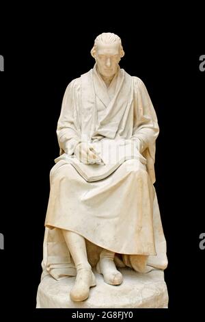 Inventeur et ingénieur en mécanique, James Watt (1736-1819) a changé le visage de la fabrication avec ses inventions. Banque D'Images