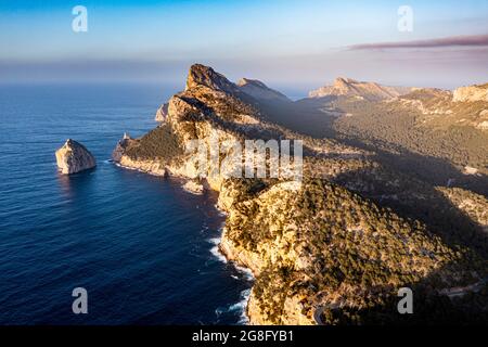 Antenne du Cap de Formentor, Majorque, Iles Baléares, Espagne, Méditerranée, Europe Banque D'Images