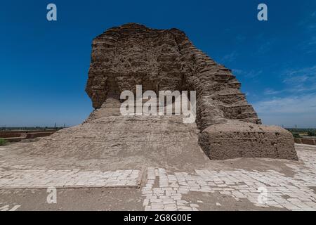 Ziggurat de Dur-Kurigalzu, Irak, Moyen-Orient Banque D'Images