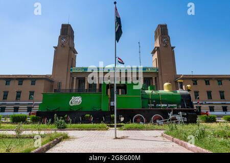 Gare centrale de Bagdad, Bagdad, Iraq, Moyen-Orient Banque D'Images