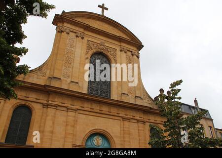 église notre-dame-de-l'assomption à metz en lorraine (france) Banque D'Images