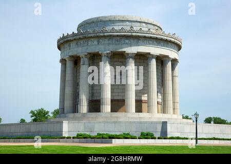 Memorial Building, parc historique national George Rogers Clark, Indiana Banque D'Images