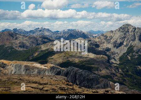 Montagne Tronador et glaciers d'Alerce et de Castano Overa Banque D'Images
