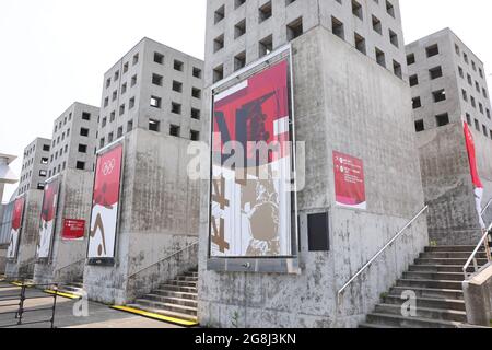 Hokkaido, Japon. 21 juillet 2021. Vue générale football/Soccer : le premier match du groupe de la première série E des femmes lors des Jeux Olympiques de Tokyo 2020 au Sapporo Dome à Hokkaido, Japon . Crédit: Naoki Morita/AFLO SPORT/Alay Live News Banque D'Images