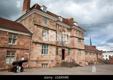 Great Castle House à Monmouth, pays de Galles, Royaume-Uni. Banque D'Images