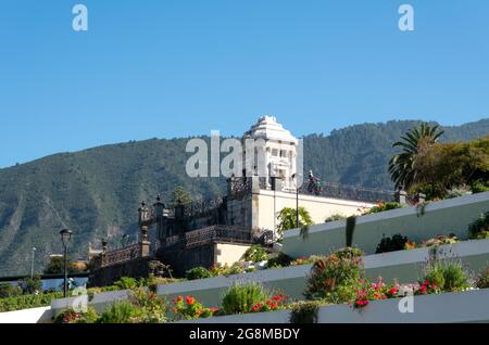 La Orotava, Tenerife, Espagne-01 janvier 2020, jardin de fantaisie à la Orotava - Jardines del Marquesado de la Quinta Roja, Tenerife, Iles Canaries, SPAI Banque D'Images