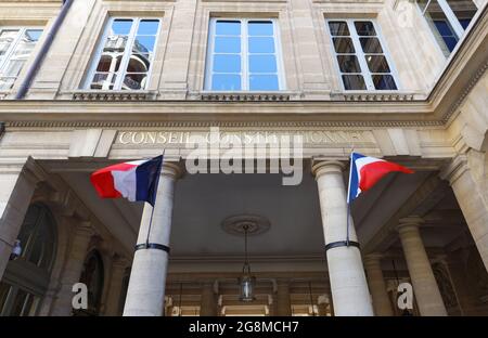 Le Conseil d'Etat est un tribunal administratif du gouvernement français, Paris. Banque D'Images