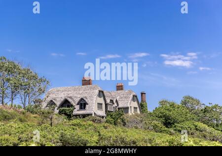 Image d'une maison située au 31 Old Beach Lane, East Hampton, NY Banque D'Images