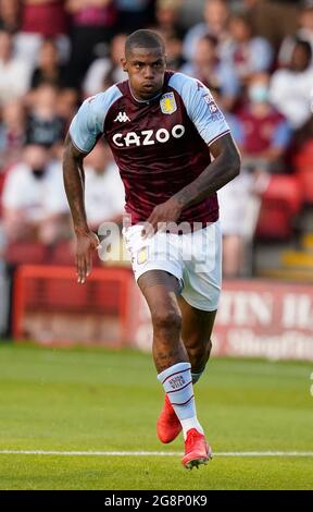 Walsall, Angleterre, 21 juillet 2021. Wesley de Aston Villa pendant le match de pré-saison au stade Banks's, Walsall. Le crédit photo devrait se lire: Andrew Yates / Sportimage Banque D'Images