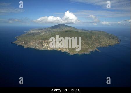 Vue aérienne, île de Pantelleria, Sicile, Italie, Europe Banque D'Images