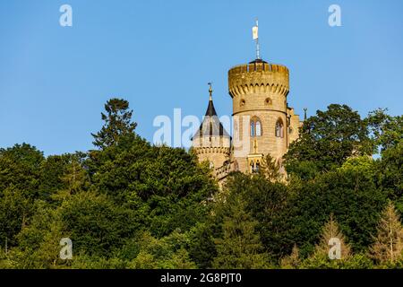 Le château de Landsberg à Meiningen en Thuringe Banque D'Images