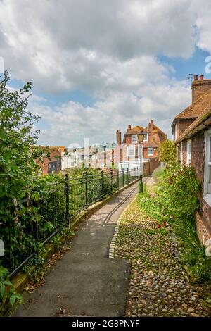 Rye Town and Traders passage dans Rother East Sussex a Cinque Port Banque D'Images