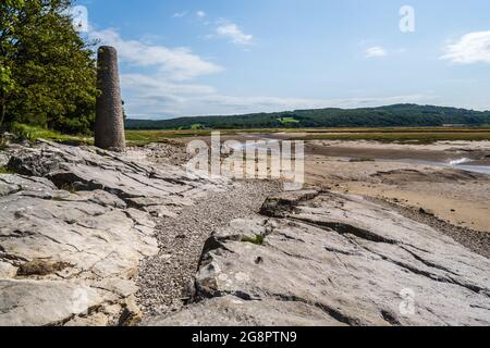 16.07.21 Silverdale, Lancashire, Jenny Brown's point est un point de vue magnifique, il est situé près d'Arnside et Silverdale. Vous pouvez prendre v Banque D'Images