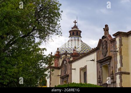 Querétaro - Templo y ex Convento de Santa Clara Banque D'Images