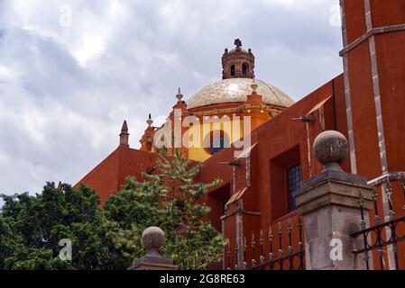 Querétaro - Templo y ex-Convento de San Francisco Banque D'Images