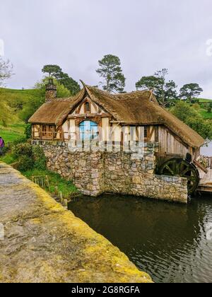 Green Dragon™ Inn attraction touristique en Nouvelle-Zélande Banque D'Images