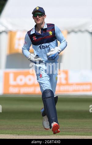 BECKENHAM, ROYAUME-UNI. 22 JUILLET Cameron Bancroft de Durham vu lors du match de la coupe d'un jour du Royal London entre Kent et Durham au terrain du comté, Beckenham, le jeudi 22 juillet 2021. (Credit: Will Matthews | MI News ) Credit: MI News & Sport /Alay Live News Banque D'Images