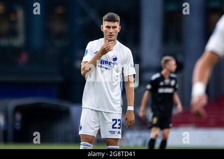Copenhague, Danemark. 22 juillet 2021. Jonas Wind (23) du FC Copenhague vu lors du match de la Ligue de conférence Europa entre le FC Copenhague et Torpedo-Belaz Zhodino à Parken à Copenhague, Danemark. (Crédit photo : Gonzales photo/Alamy Live News Banque D'Images