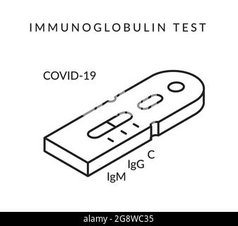 Immunoglobuline - anticorps - protéine complexe - icône comme EPS 10 fichier Illustration de Vecteur