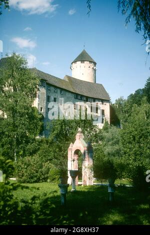 Château de Matzen en 1981, Brixlegg, Tirol, Autriche Banque D'Images