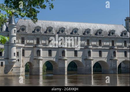 Château de Chenonceau, Chenonceaux, Vallée de la Loire, France Banque D'Images