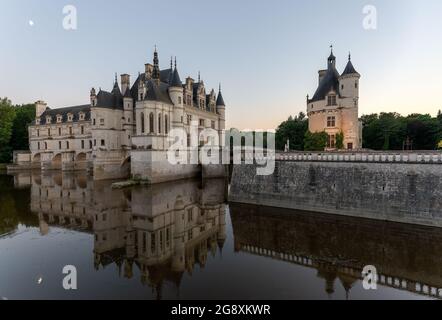 Château de Chenonceau, Chenonceaux, Vallée de la Loire, France Banque D'Images