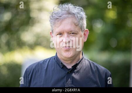 Bayreuth, Allemagne. 23 juillet 2021. Le directeur américain Jay Scheib. Scheib montre le combat du dragon de 'Siegfried' en réalité virtuelle au festival de Bayreuth. Credit: Daniel Karmann/dpa/Alay Live News Banque D'Images