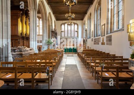 La chapelle royale de St Peter ad Vincula, la Tour de Londres, Royaume-Uni Banque D'Images