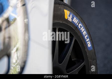 Rome, Italie. 23 juillet 2021. MICHELIN lors du Rallye IERC 2021 de la FIA di Roma capitale, 3e tour du Championnat européen de Rallye 2021 de la FIA, du 23 au 25 juillet 2021 à Roma, Italie - photo Grégory Lenmand / DPPI crédit: DPPI Media/Alay Live News Banque D'Images