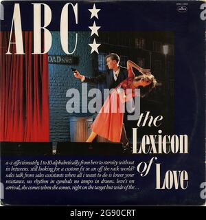 Le Lexique de l'amour - Vintage Vinyl Record Cover02 Banque D'Images