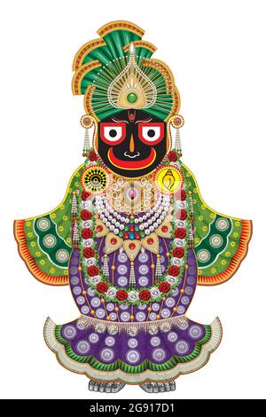 Images numériques High Resolution Indian God Lord Jagannath Banque D'Images