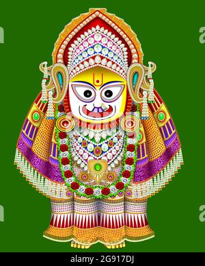 Images numériques High Resolution Indian God Lord Jagannath Banque D'Images