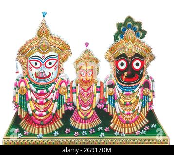 Images numériques High Resolution Indian God Lord Jagannath Banque D'Images