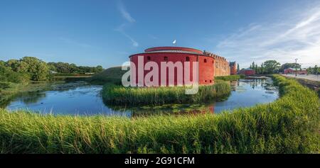Vue panoramique sur le château de Malmö - Malmö, Suède Banque D'Images