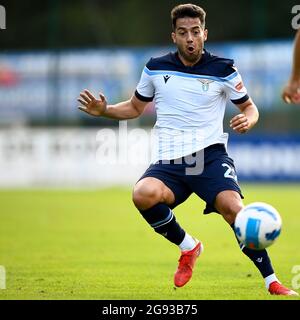 Auronzo di Cadore, Italie. 23 juillet 2021. Jonathan Rodriguez Menendez de SS Lazio en action pendant le match de football amical d'avant-saison entre SS Lazio et US Triestina. SS Lazion a remporté 5-2 contre US Trientina. Credit: Nicolò Campo/Alay Live News Banque D'Images