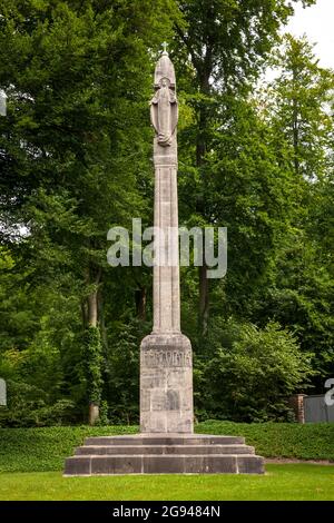 Colonne Sainte-Marie à l'abbaye bénédictine de Gerleve à Billerbeck, région de Muensterland, Rhénanie-du-Nord-Westphalie, Allemagne. Mariensaeule an der Benedikti Banque D'Images