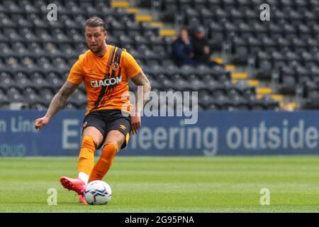 George Moncur (18) de Hull City pendant le match à, le 7/24/2021. (Photo de David Greaves/News Images/Sipa USA) Credit: SIPA USA/Alay Live News Banque D'Images