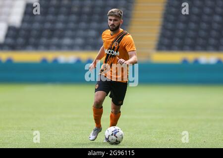 Brandon Fleming (21) de Hull City pendant le match à, le 7/24/2021. (Photo de David Greaves/News Images/Sipa USA) Credit: SIPA USA/Alay Live News Banque D'Images