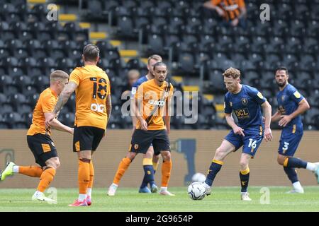 Ex Hull City Stephen Quinn (16) de Mansfield Town pendant le match à, le 7/24/2021. (Photo de David Greaves/News Images/Sipa USA) Credit: SIPA USA/Alay Live News Banque D'Images