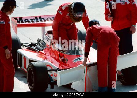 James Hunt. Grand Prix des États-Unis 1976 Banque D'Images