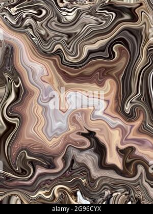 Résumé arrière-plan, abstrait Digital Marbling Art arrière-plan Banque D'Images