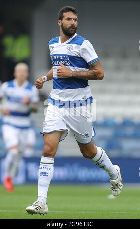 Londres, Angleterre, le 24 juillet 2021. Yoann Barbet des Queens Park Rangers lors du match d'avant-saison au Kiyan Prince Foundation Stadium, Londres. Le crédit photo devrait se lire: Paul Terry / Sportimage Banque D'Images