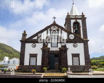 Igreja de Nossa Senhora de Guadalupe, Île Graciosa, Açores Banque D'Images