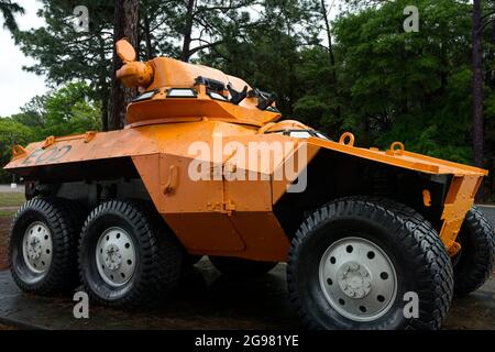 XM800 véhicule de reconnaissance Armored Scout au Musée de l'armement de l'Armée de l'Air, base aérienne d'Eglin, Floride, États-Unis Banque D'Images