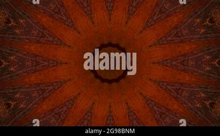 arrière-plan de motif kaléidoscopique de texture Banque D'Images